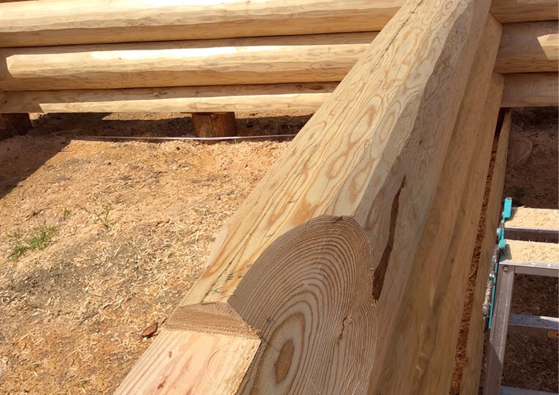 別荘の建築工事開始